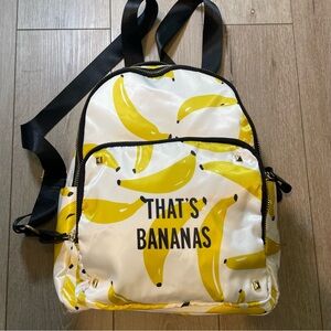 RARE MMS Design Studio That's Bananas Backpack Y2K Aesthetic Statement